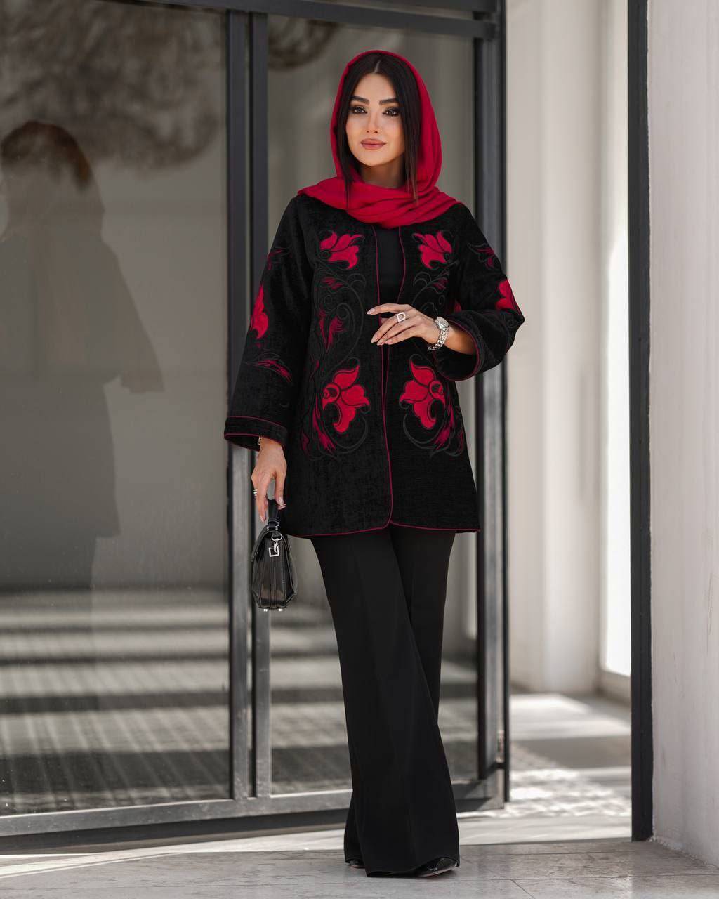 کت مجلسی زنانه ، مانتو مجلسی زنانه ، مانتو مزونی زنانه ، کت مخمل درجه یک