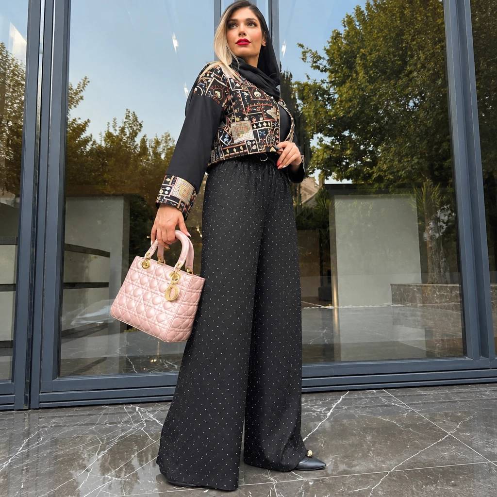 شلوار زنانه ، شلوار مجلسی زنانه ، شلوار نگینی زنانه