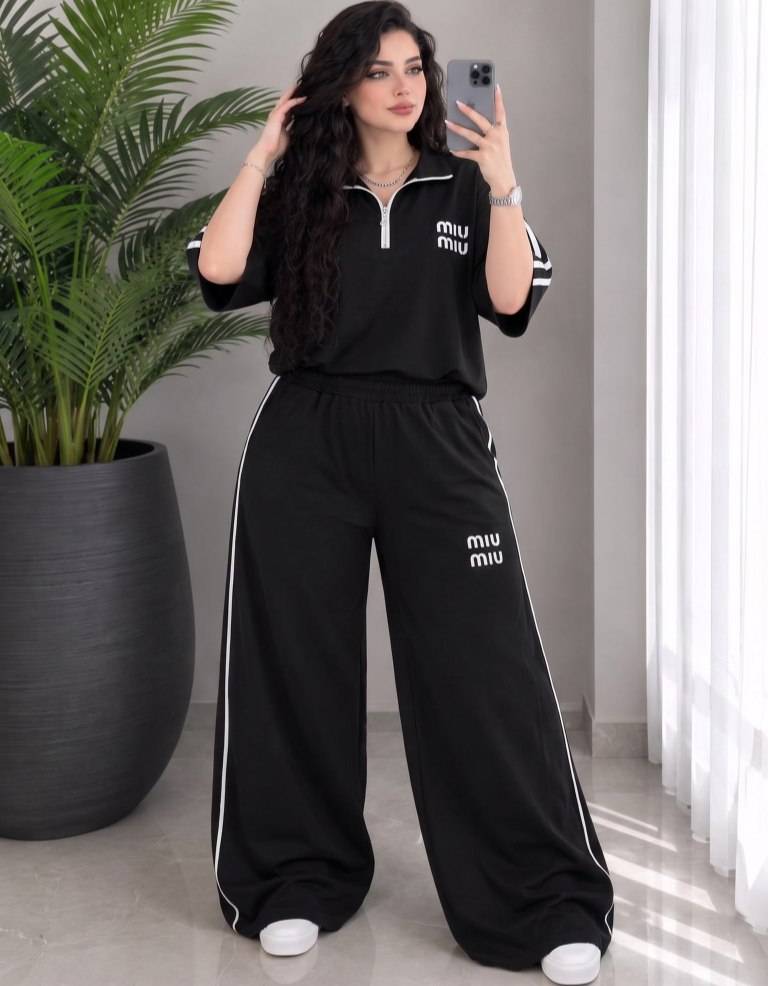 ست پلوشرت و شلوار زنانه ، ست پولوشرت ، پلو شرت و شلوار زنانه