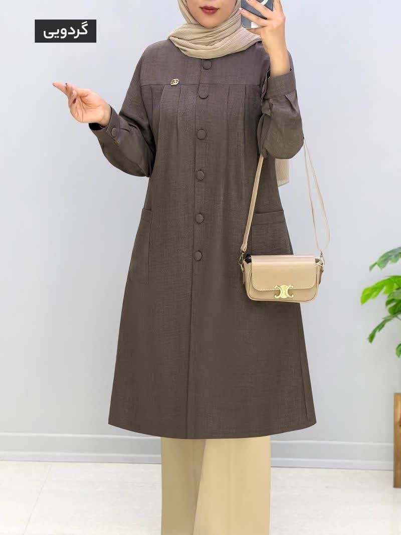 مانتو زنانه بلند و پوشیده ، مانتو خنک و تابستانی