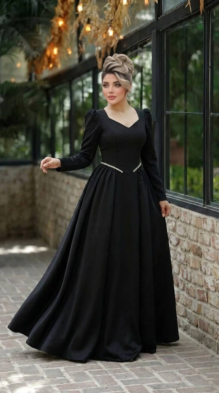 لباس مجلسی زنانه ، لباس مجلسی پوشیده