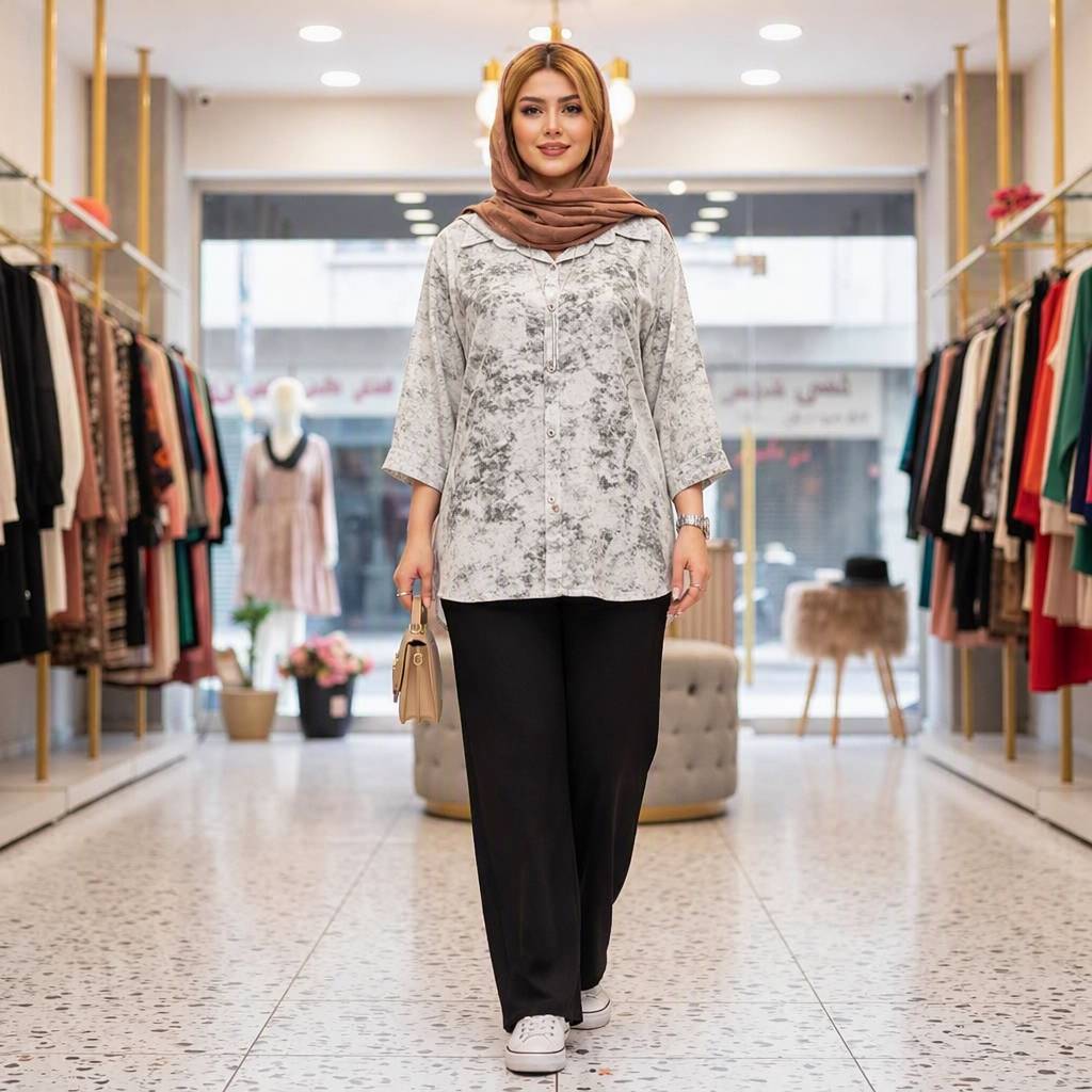 لباس زنانه ، ست شومیز و شلوار زنانه ، ست تونیک و شلوار تابستانه زنانه