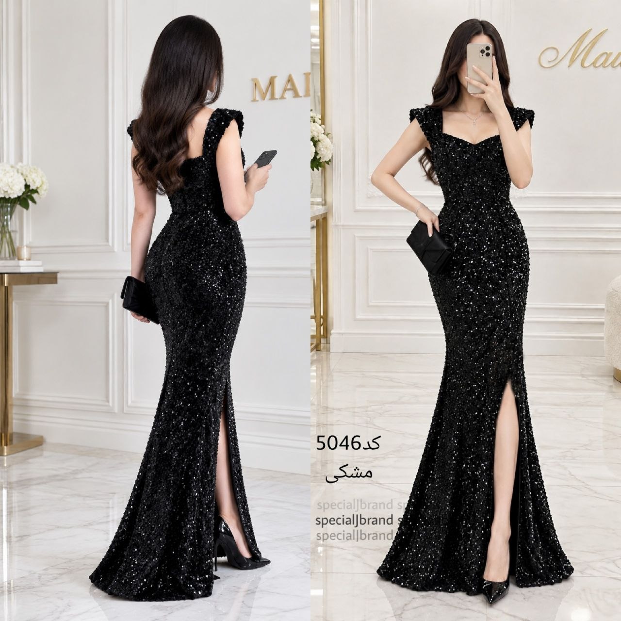 لباس ماکسی مجلسی زنانه ، لباس مجلسی زنانه مناسب عقد و عروسی ، لباس عروسکی زنانه
