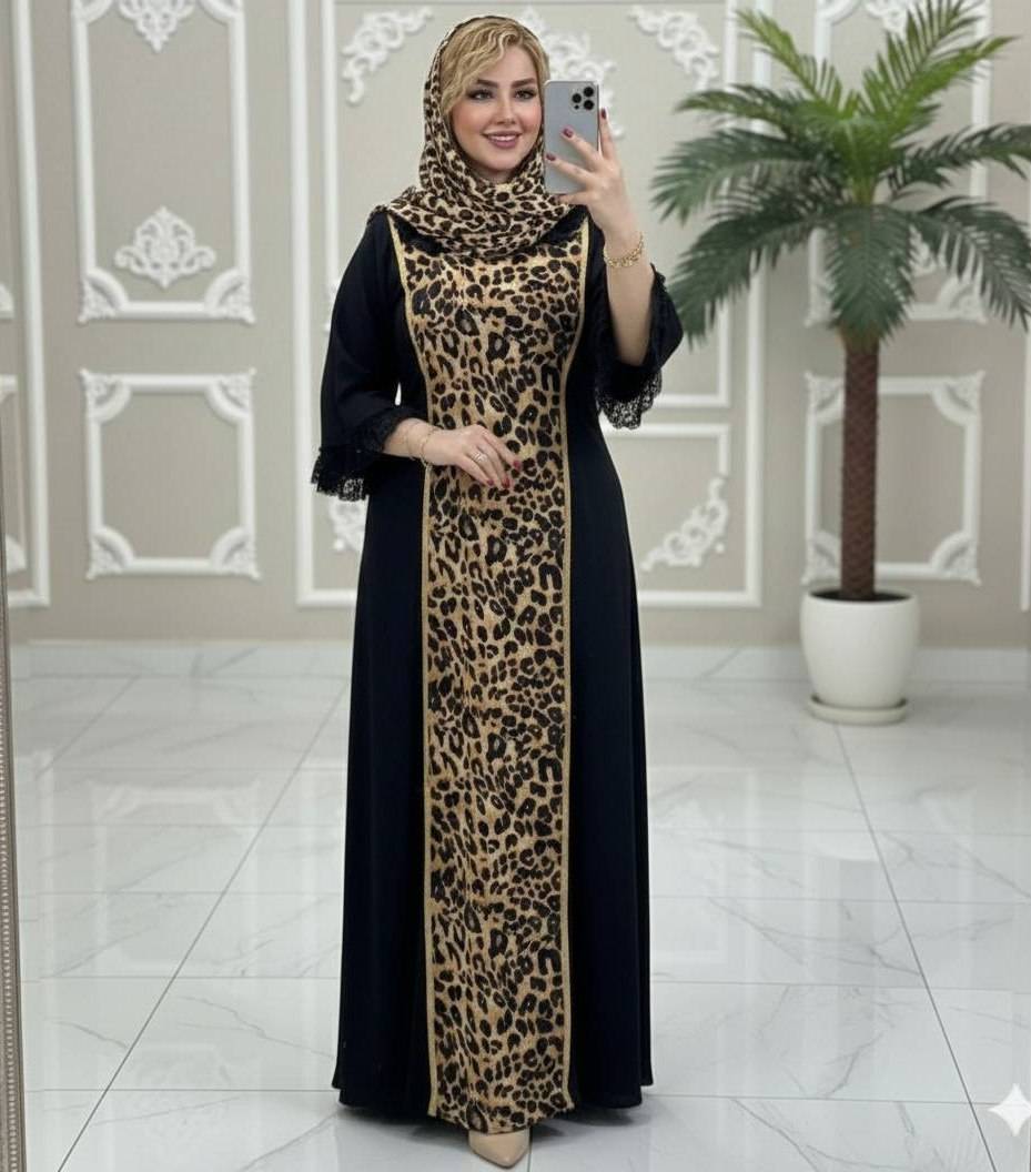 لباس زنانه ، عبا زنانه ، عبا مجلسی ، مانتو بلند پوشیده