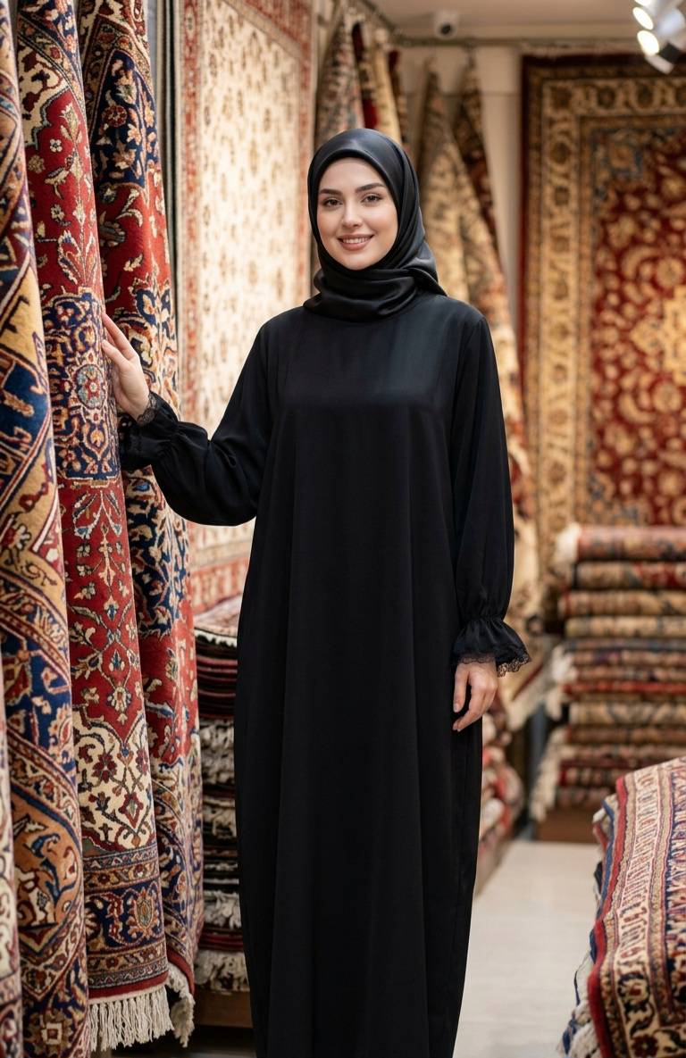 عبا زنانه ، مانتو عبایی ، عبا زنانه محجبه و پوشیده ، پیراهن عبایی