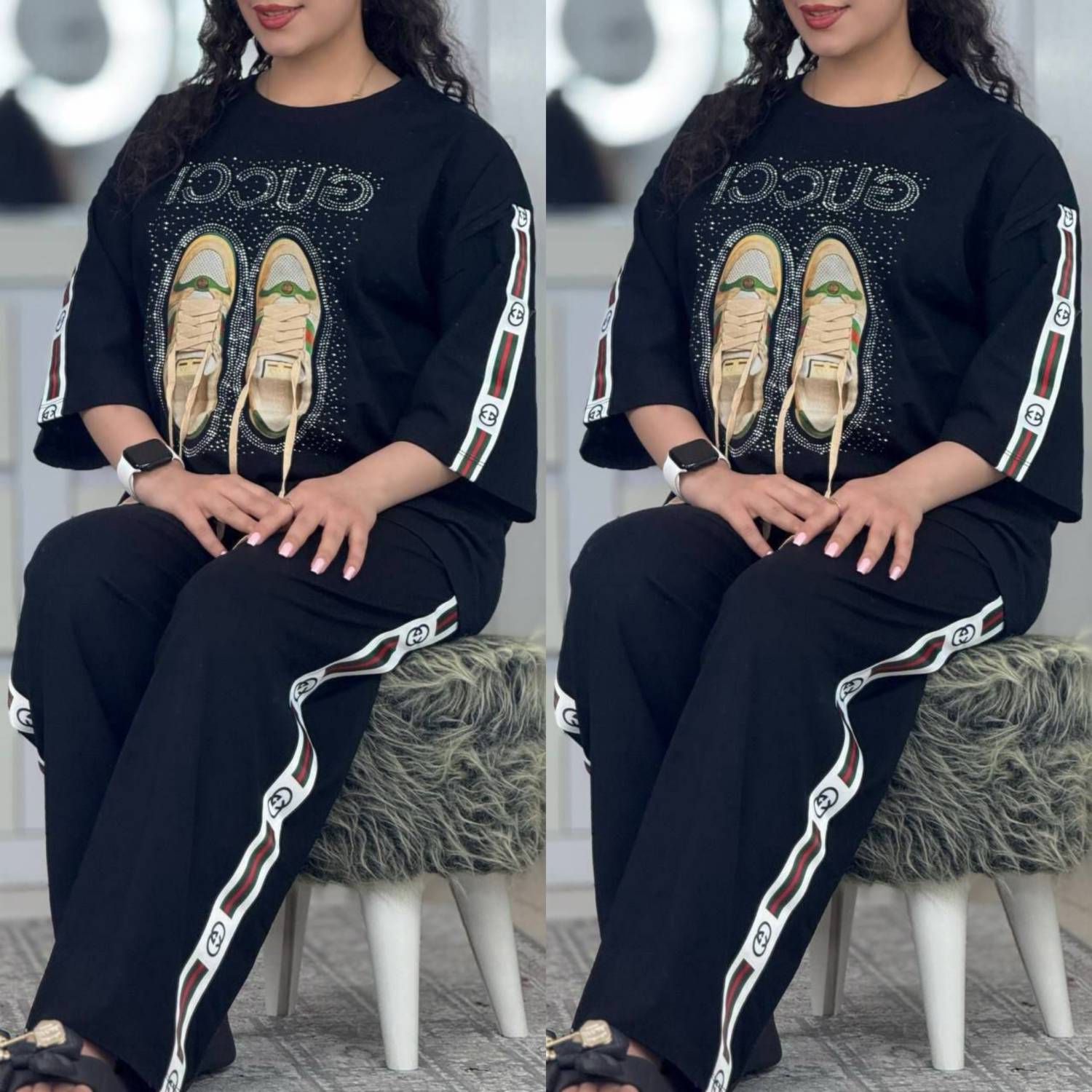 ست تیشرت و شلوار زنانه ، ست تیشرت و شلوار دخترانه ، ست بیرونی زنانه