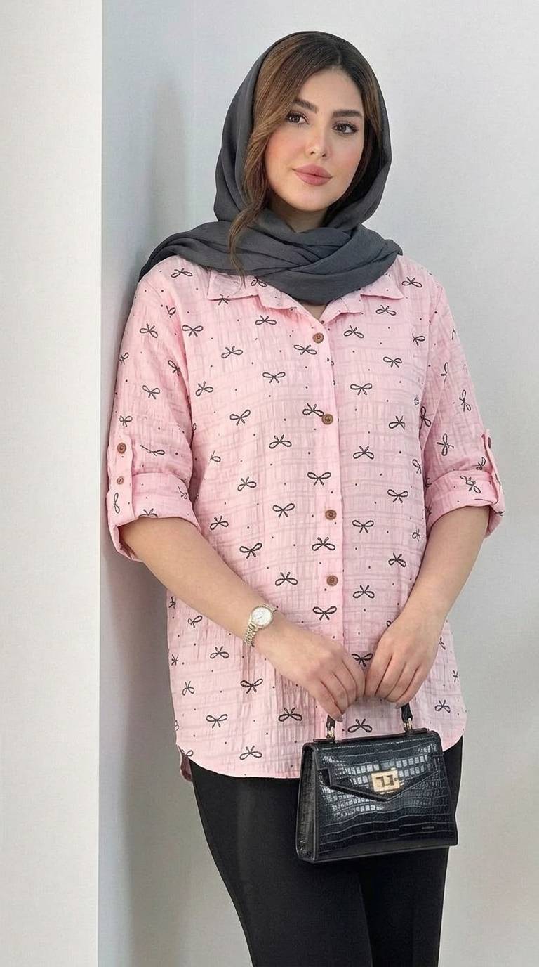 شومیز مجلسی زنانه ، شومیز زنانه ، شومیز عروسکی ، شومیز پروانه ای